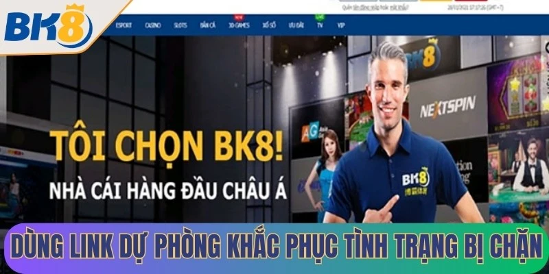 Dùng link dự phòng khắc phục tình trạng liên kết dẫn bị chặn