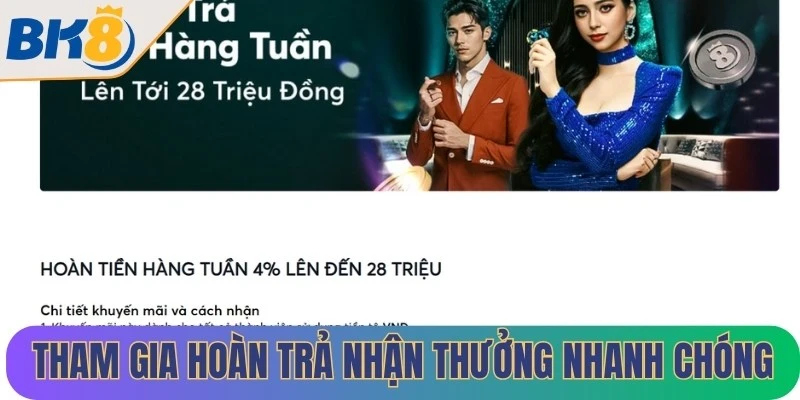 Tham gia hoàn trả anh em được nhận thưởng nhanh chóng