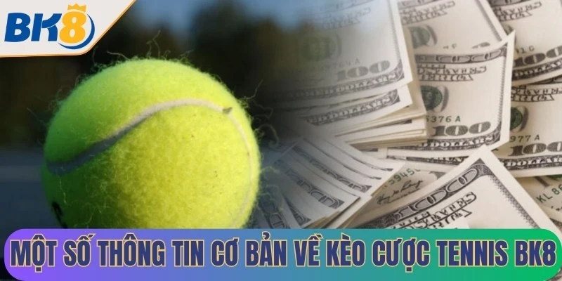 Một số thông tin cơ bản về kèo cược tennis BK8