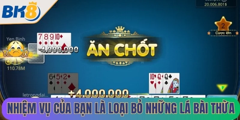 Nhiệm vụ của bạn là loại bỏ những lá bài thừa