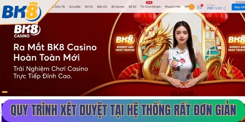 Quy trình xét duyệt chính sách này tại hệ thống rất đơn giản